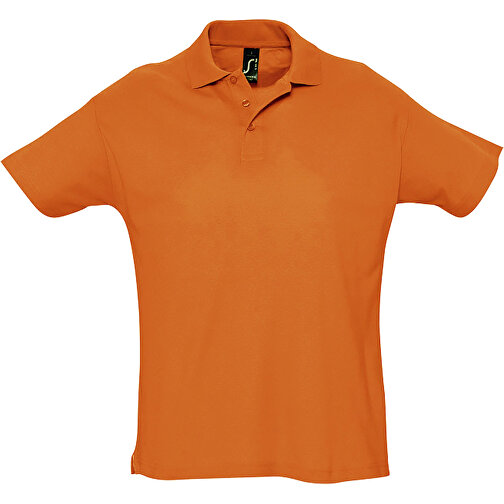 Polo Shirt - Summer Ii , Sol´s, orange, Baumwolle, XXL, 79,00cm x 62,00cm (Länge x Breite), Bild 1
