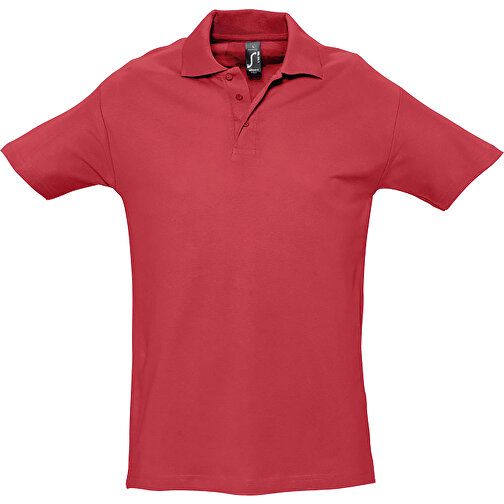 Polo Shirt - Spring Ii , Sol´s, rot, Baumwolle, XXL, 79,00cm x 62,00cm (Länge x Breite), Bild 1