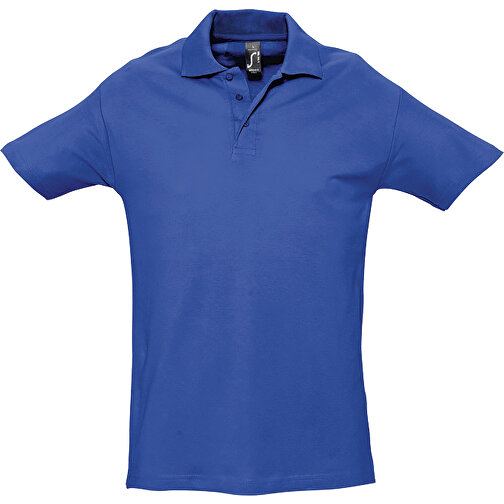 Polo Shirt - Spring Ii , Sol´s, royal blue, Baumwolle, S, 70,00cm x 50,00cm (Länge x Breite), Bild 1