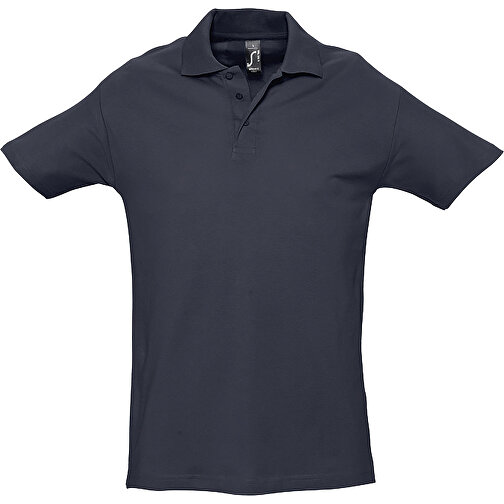 Polo Shirt - Spring Ii , Sol´s, navy, Baumwolle, L, 74,00cm x 56,00cm (Länge x Breite), Bild 1