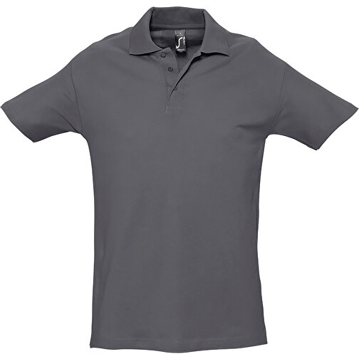 Polo Shirt - Spring Ii , Sol´s, mausgrau, Baumwolle, XL, 76,00cm x 59,00cm (Länge x Breite), Bild 1