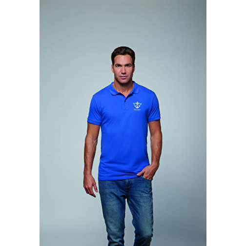 Polo Shirt - Perfect Men , Sol´s, französische navy, Baumwolle, XL, 76,00cm x 58,00cm (Länge x Breite), Bild 4