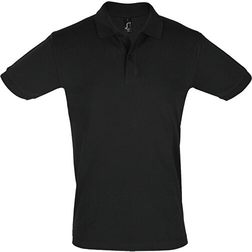 Polo Shirt - Perfect Men , Sol´s, schwarz, Baumwolle, XS, 68,00cm x 46,00cm (Länge x Breite), Bild 1