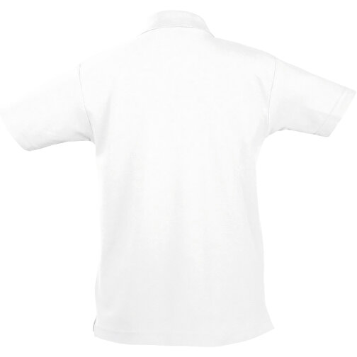 Polo Shirt - Summer Ii Kids , Sol´s, weiß, Baumwolle, XXL, 118,00cm x 128,00cm (Länge x Breite), Bild 2
