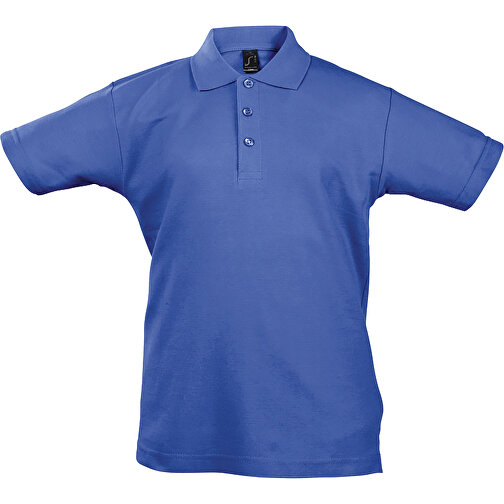 Polo Shirt - Summer Ii Kids , Sol´s, royal blue, Baumwolle, XXL, 118,00cm x 128,00cm (Länge x Breite), Bild 1