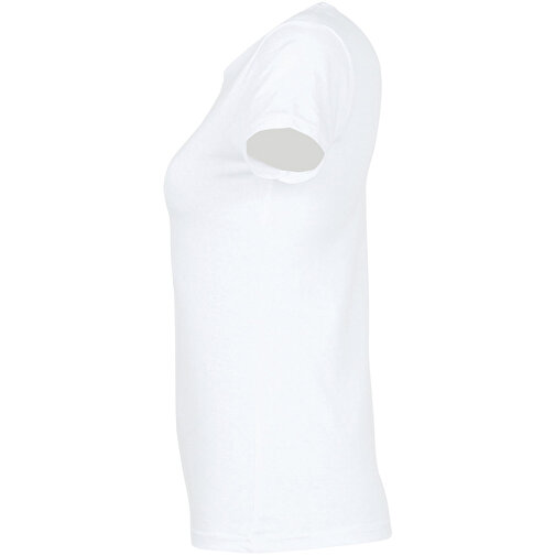 T-Shirt - Miss , Sol´s, weiß, Baumwolle, XL, 64,00cm x 49,00cm (Länge x Breite), Bild 3
