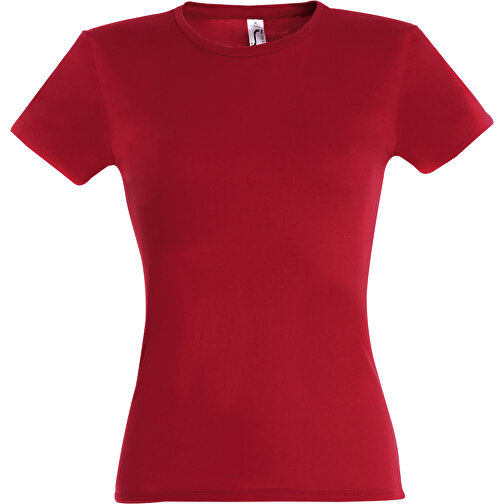 T-Shirt - Miss , Sol´s, rot, Baumwolle, L, 62,00cm x 46,00cm (Länge x Breite), Bild 1