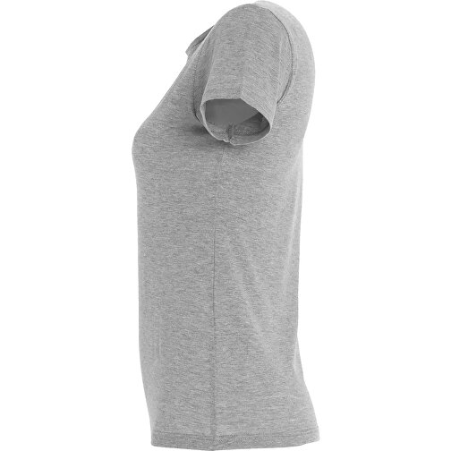 T-Shirt - Miss , Sol´s, graue melange, Baumwolle, XL, 64,00cm x 49,00cm (Länge x Breite), Bild 3