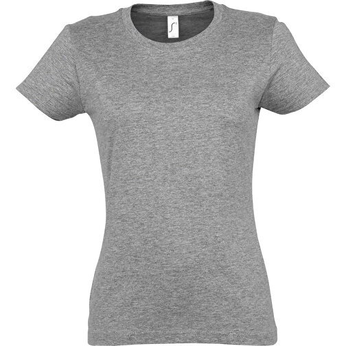 T-Shirt - Imperial Women , Sol´s, graue melange, Baumwolle, S, 61,00cm x 41,00cm (Länge x Breite), Bild 1