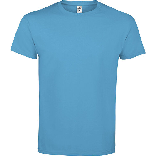 T-Shirt - Imperial , Sol´s, aqua, Baumwolle, L, 74,00cm x 56,00cm (Länge x Breite), Bild 1