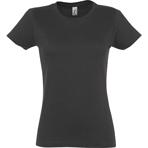 T-Shirt - Imperial Women , Sol´s, dunkelgrau, Baumwolle, XL, 67,00cm x 50,00cm (Länge x Breite), Bild 1