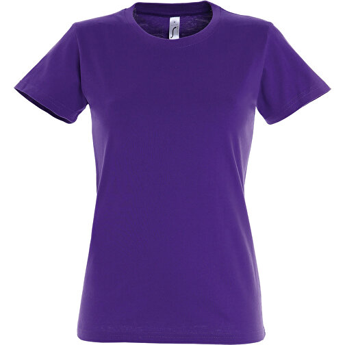 T-Shirt - Imperial Women , Sol´s, dunkellila, Baumwolle, L, 65,00cm x 47,00cm (Länge x Breite), Bild 1