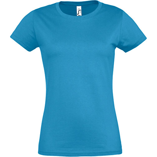 T-Shirt - Imperial Women , Sol´s, aqua, Baumwolle, XXL, 69,00cm x 53,00cm (Länge x Breite), Bild 1