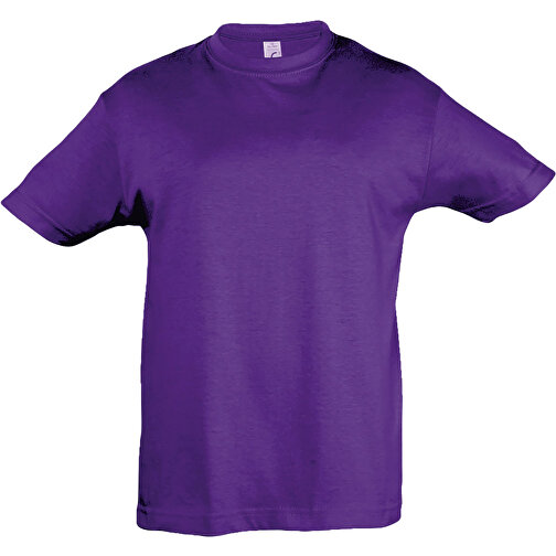 T-Shirt - Regent Kids , Sol´s, dunkellila, Baumwolle, M, 86,00cm x 94,00cm (Länge x Breite), Bild 1