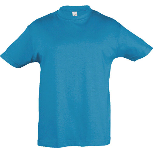 T-Shirt - Regent Kids , Sol´s, aqua, Baumwolle, L, 96,00cm x 104,00cm (Länge x Breite), Bild 1