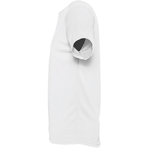 T-Shirt - Sporty , Sol´s, weiß, Polyester, M, 72,00cm x 53,00cm (Länge x Breite), Bild 3