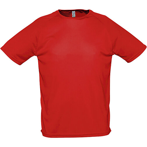 T-Shirt - Sporty , Sol´s, rot, Polyester, L, 74,00cm x 56,00cm (Länge x Breite), Bild 1
