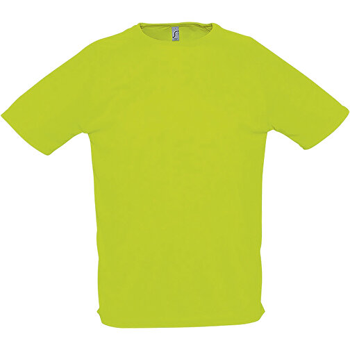T-Shirt - Sporty , Sol´s, neon-grün, Polyester, XS, 68,00cm x 47,00cm (Länge x Breite), Bild 1