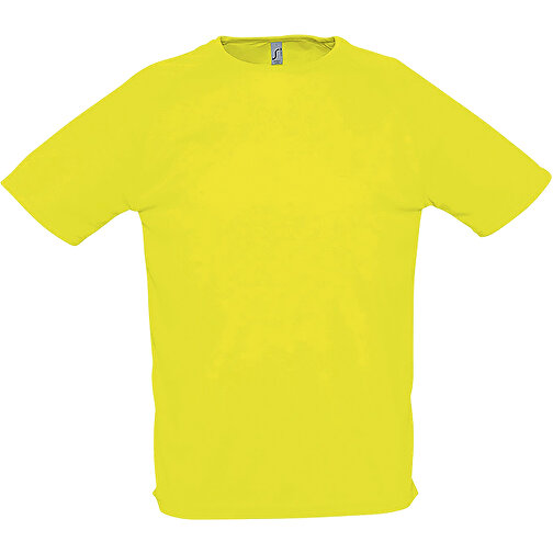T-Shirt - Sporty , Sol´s, neon-gelb, Polyester, XXL, 78,00cm x 62,00cm (Länge x Breite), Bild 1