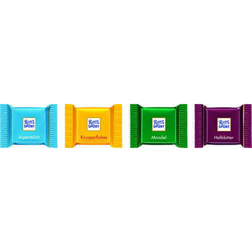 Täfelchen Adventskalender Ritter SPORT , Ritter Sport, Vollkartonhülle, weiss, 1,40cm x 21,00cm x 21,00cm (Länge x Höhe x Breite), Bild 2