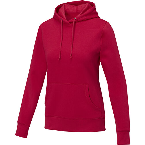 Charon Damen Kapuzenpullover , rot, Strick 50% Baumwolle, 50% Polyester, 240 g/m2, S, , Bild 1