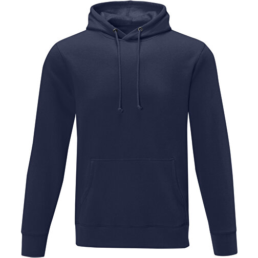 Charon Herren Kapuzenpullover , navy, Strick 50% Baumwolle, 50% Polyester, 240 g/m2, L, , Bild 3