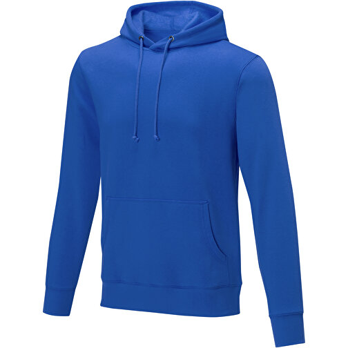 Charon Herren Kapuzenpullover , blau, Strick 50% Baumwolle, 50% Polyester, 240 g/m2, S, , Bild 1