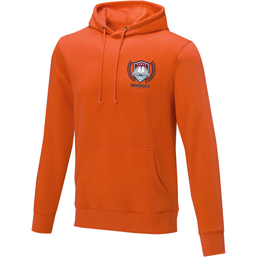 Charon Herren Kapuzenpullover , orange, Strick 50% Baumwolle, 50% Polyester, 240 g/m2, 3XL, , Bild 2