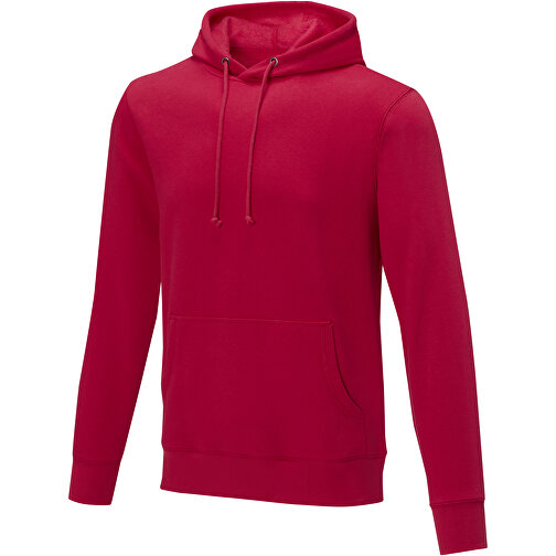 Charon Herren Kapuzenpullover , rot, Strick 50% Baumwolle, 50% Polyester, 240 g/m2, S, , Bild 1