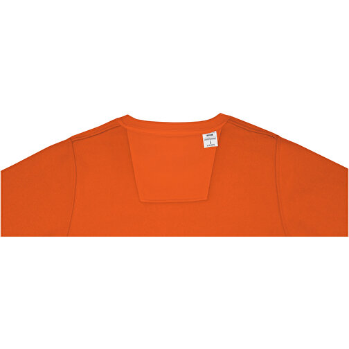 Zenon Damenpullover Mit Rundhalsausschnitt , orange, Strick 50% Baumwolle, 50% Polyester, 240 g/m2, S, , Bild 5