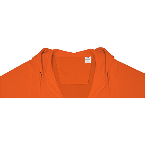 Theron Damen Kapuzenpullover Mit Reißverschluss , orange, Strick 50% Baumwolle, 50% Polyester, 240 g/m2, S, , Bild 5