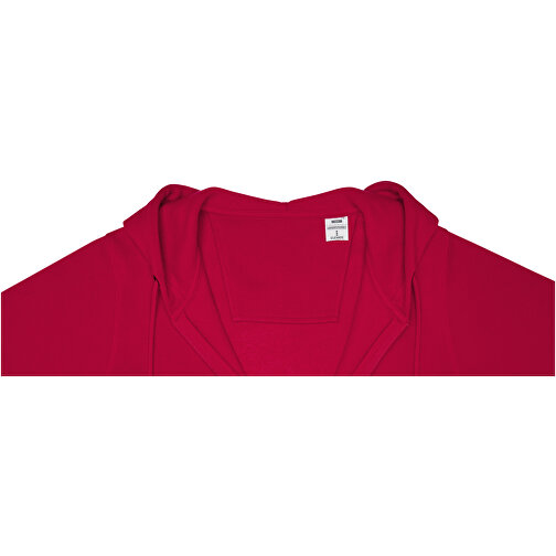 Theron Damen Kapuzenpullover Mit Reißverschluss , rot, Strick 50% Baumwolle, 50% Polyester, 240 g/m2, 4XL, , Bild 5