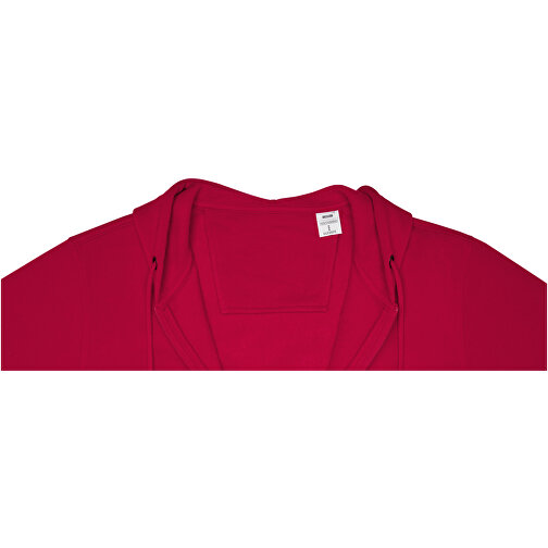 Theron Herren Kapuzenpullover Mit Reißverschluss , rot, Strick 50% Baumwolle, 50% Polyester, 240 g/m2, XL, , Bild 5