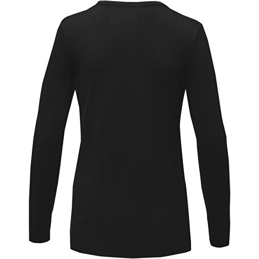 Stanton Pullover Mit V-Ausschnitt Für Damen , schwarz, Flachgestrickt 80% Viskose, 20% Nylon, 12 gauge, L, , Bild 4