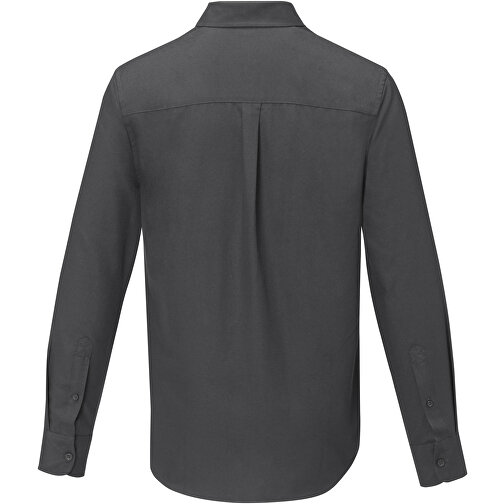 Pollux Herrenhemd Mit Langen Ärmeln , storm grey, Oxford-Gewebe 55% Baumwolle, 45% Polyester, 130 g/m2, XXL, , Bild 4