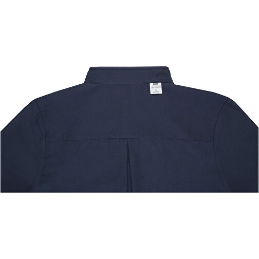 Pollux Herrenhemd Mit Langen Ärmeln , navy, Oxford-Gewebe 55% Baumwolle, 45% Polyester, 130 g/m2, 4XL, , Bild 5