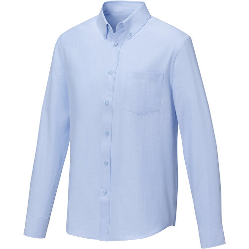 Pollux Herrenhemd Mit Langen Ärmeln , hellblau, Oxford-Gewebe 55% Baumwolle, 45% Polyester, 130 g/m2, 3XL, , Bild 1