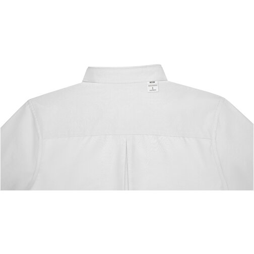 Pollux Herrenhemd Mit Langen Ärmeln , weiss, Oxford-Gewebe 55% Baumwolle, 45% Polyester, 130 g/m2, 5XL, , Bild 5