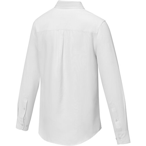 Pollux Herrenhemd Mit Langen Ärmeln , weiss, Oxford-Gewebe 55% Baumwolle, 45% Polyester, 130 g/m2, L, , Bild 4