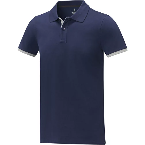 Polo Morgan manches courtes deux tons homme, Image 1