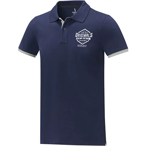 Polo Morgan manches courtes deux tons homme, Image 2