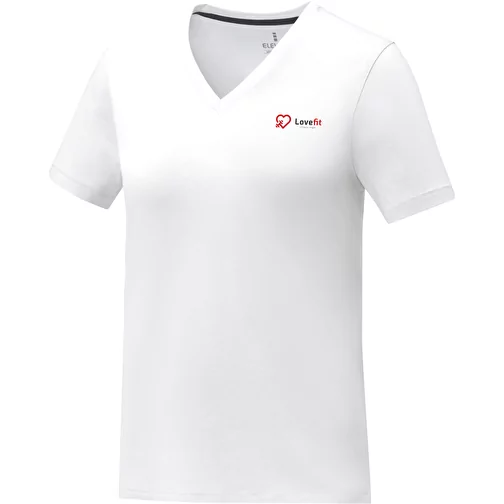 Camiseta de manga corta y cuello en V para mujer 'Somoto', Imagen 2