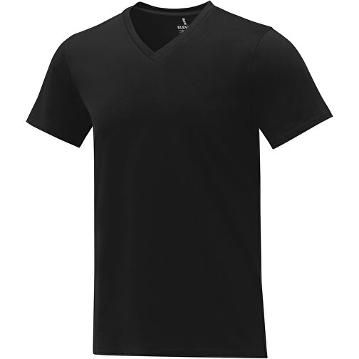 Somoto T-Shirt Mit V-Ausschnitt Für Herren , Green Concept, schwarz, Single jersey Strick 100% Baumwolle, 160 g/m2, 3XL, , Bild 1