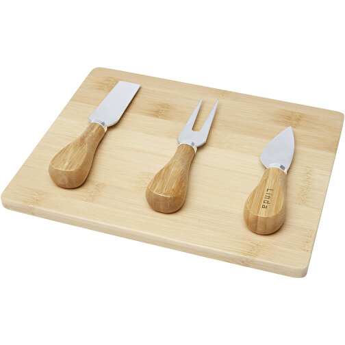 Tabla de quesos y utensilios de bambú 'Ement', Imagen 2