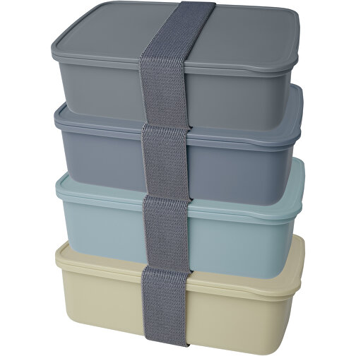 Dovi Lunchbox , Green Concept, mintgrün, Recycelter PP Kunststoff, 19,00cm x 6,00cm x 13,00cm (Länge x Höhe x Breite), Bild 6