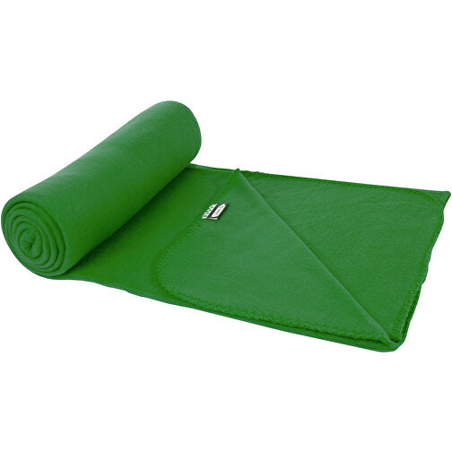 Willow GRS RPET Decke Aus Polar Fleece , Green Concept, grün, 100% Recyceltes Polyester, 180 g/m2, 190T 100% Recyceltes Polyester, 152,00cm x 127,00cm (Länge x Breite), Bild 4