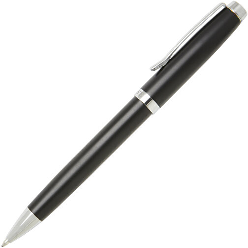 Vivace Kugelschreiber , mattschwarz, Messing, 13,80cm (Länge), Bild 2