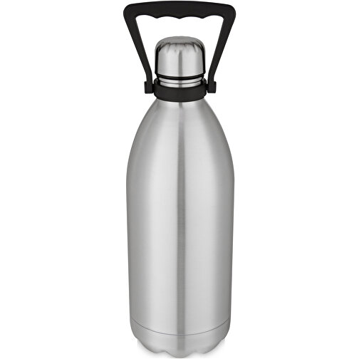 Cove 1,5 L Vakuum-Isolierflasche , silber, Edelstahl, PP Kunststoff, Silikon Kunststoff, 33,30cm (Höhe), Bild 5