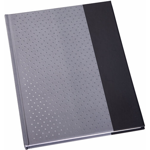 Notizbuch SIGNUM Im DIN-A6-Format , grau, Papier, 10,50cm x 1,00cm x 18,80cm (Länge x Höhe x Breite), Bild 1