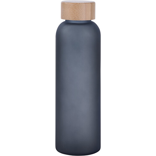 Glas-Flasche TAKE FROSTY , schwarz, Borosilikatglas / Bambus / Silikon, 21,50cm (Höhe), Bild 1